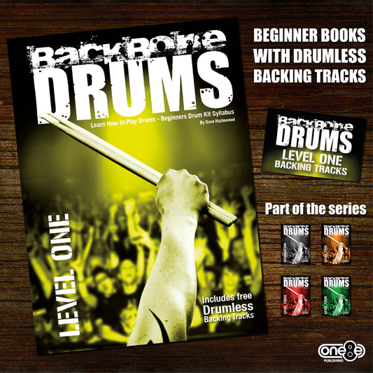 BACKBONE DRUMS LEVEL 1 BOOK: Learn How to Play Drums for Beginners